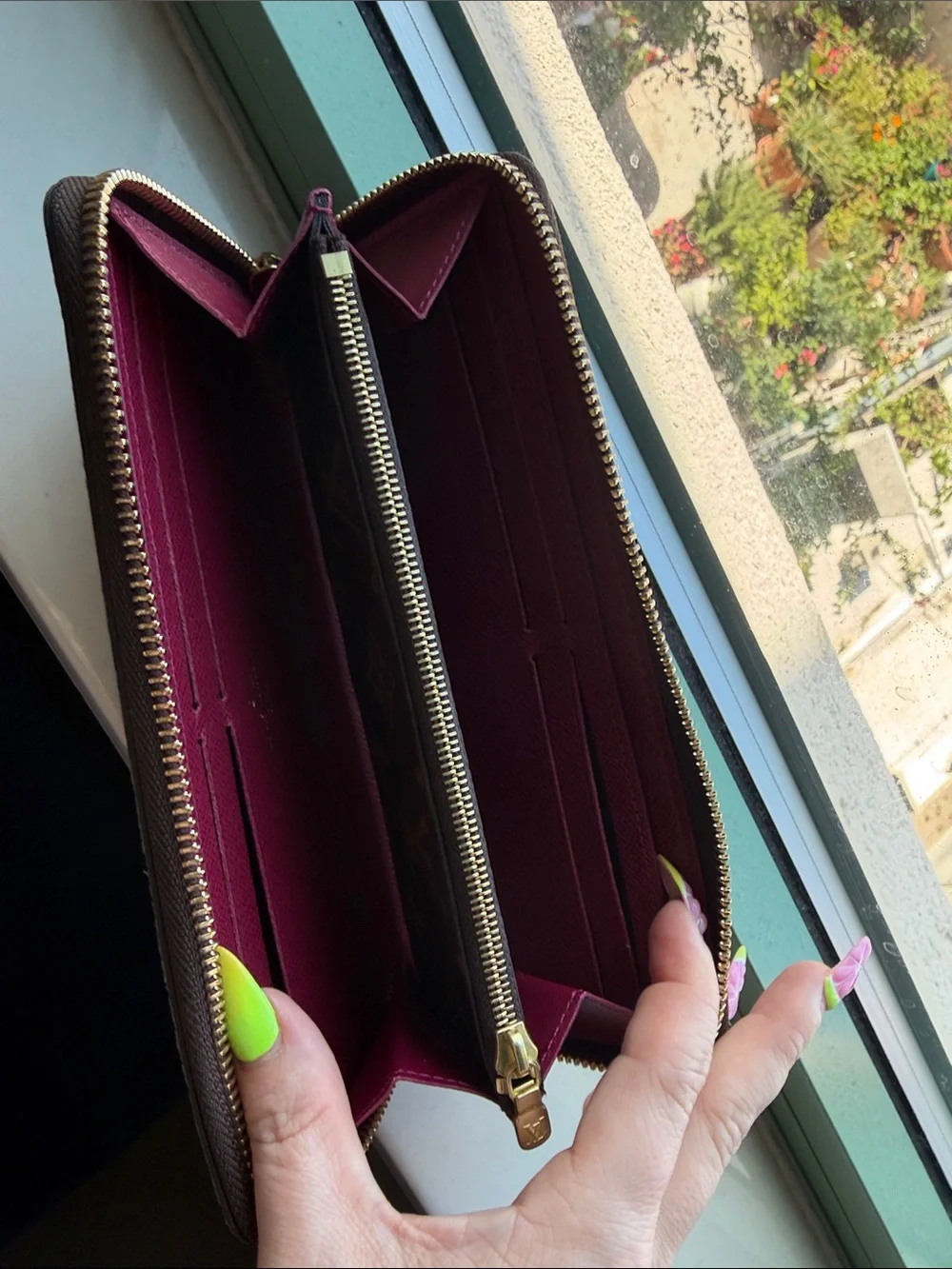 Louis Vuitton Monogram Canvas Long Zip Wallet